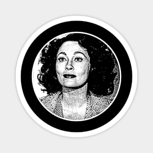 Joan Crawford - Mommie Dearest // Lines Drawing Artwork Magnet